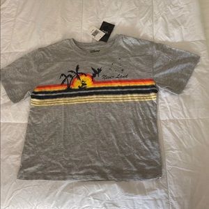 Disney cropped t shirt